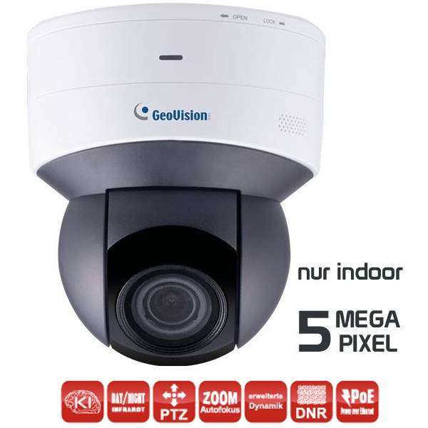 5MP PTZ IP LAN Kamera 3-13mm Netzwerkkamera mit 5-fach Zoom GV-PTZ5810-IR