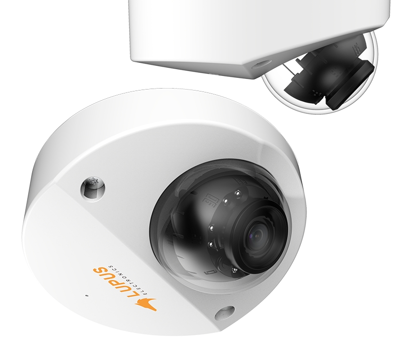 4MP Dome LAN IP Kamera LE228 PoE IR-LED H264 H265 ONVIF MJPEG IP67 